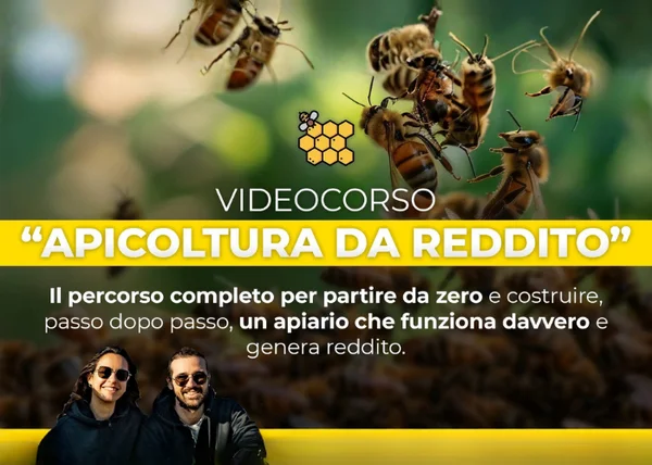 Apicoltura da Reddito – Rendita Agricola - copertina corso