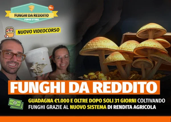 Funghi da Reddito – Rendita Agricola - copertina corso