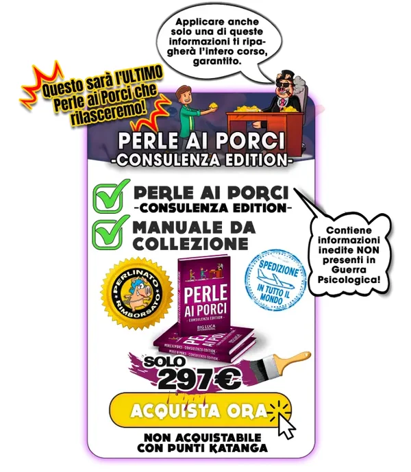 Perle ai porci consulenza edition – Big Luca