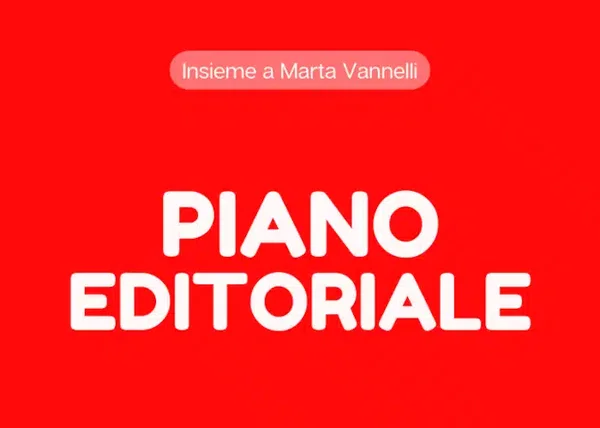Piano Editoriale per i Social Media – Marketing Espresso AcadeME
