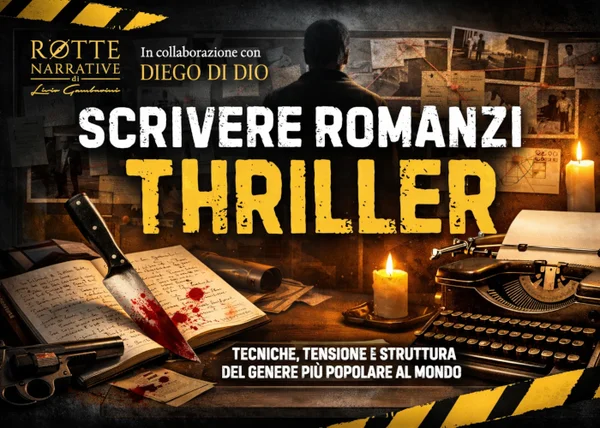 Scrivere Romanzi Thriller – Rotte Narrative - copertina corso