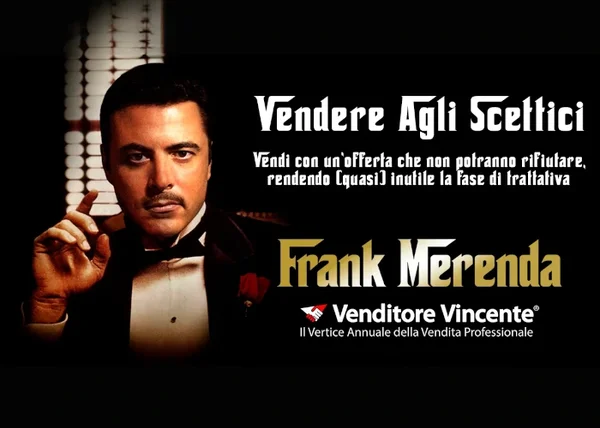 Venditore Vincente 2022 Vendere agli Scettici – Frank Merenda - copertina corso