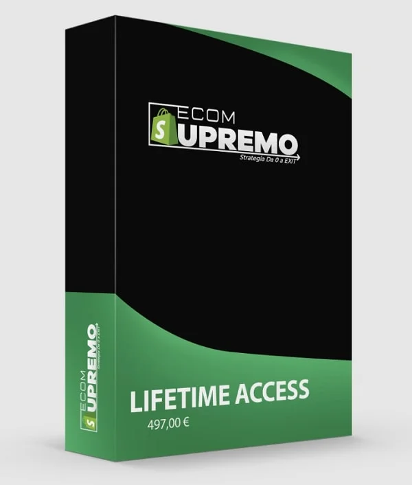Corso Ecom Supremo Academy – OZBIG - copertina corso