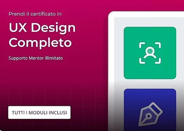 Corso UX Design Completo – corsoux.it - copertina corso
