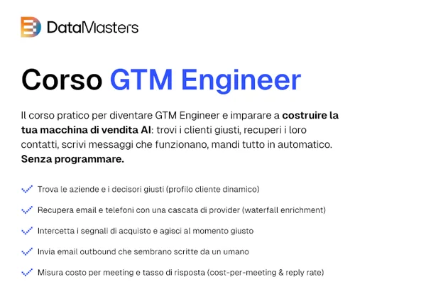 GTM Engineer – Data Masters