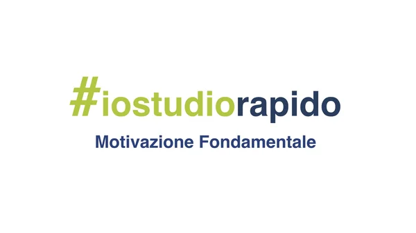 #iostudiorapido di Come Si Studia - copertina corso