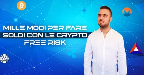 LDL – 1000 Modi per fare soldi con le crypto free risk - copertina corso
