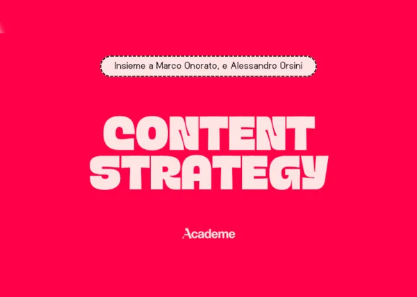 Corso Content Strategy – Marketing Espresso AcadeME