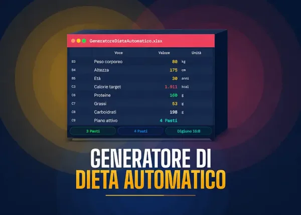 Generatore di Dieta Automatico – Edoardo Baldini - copertina corso